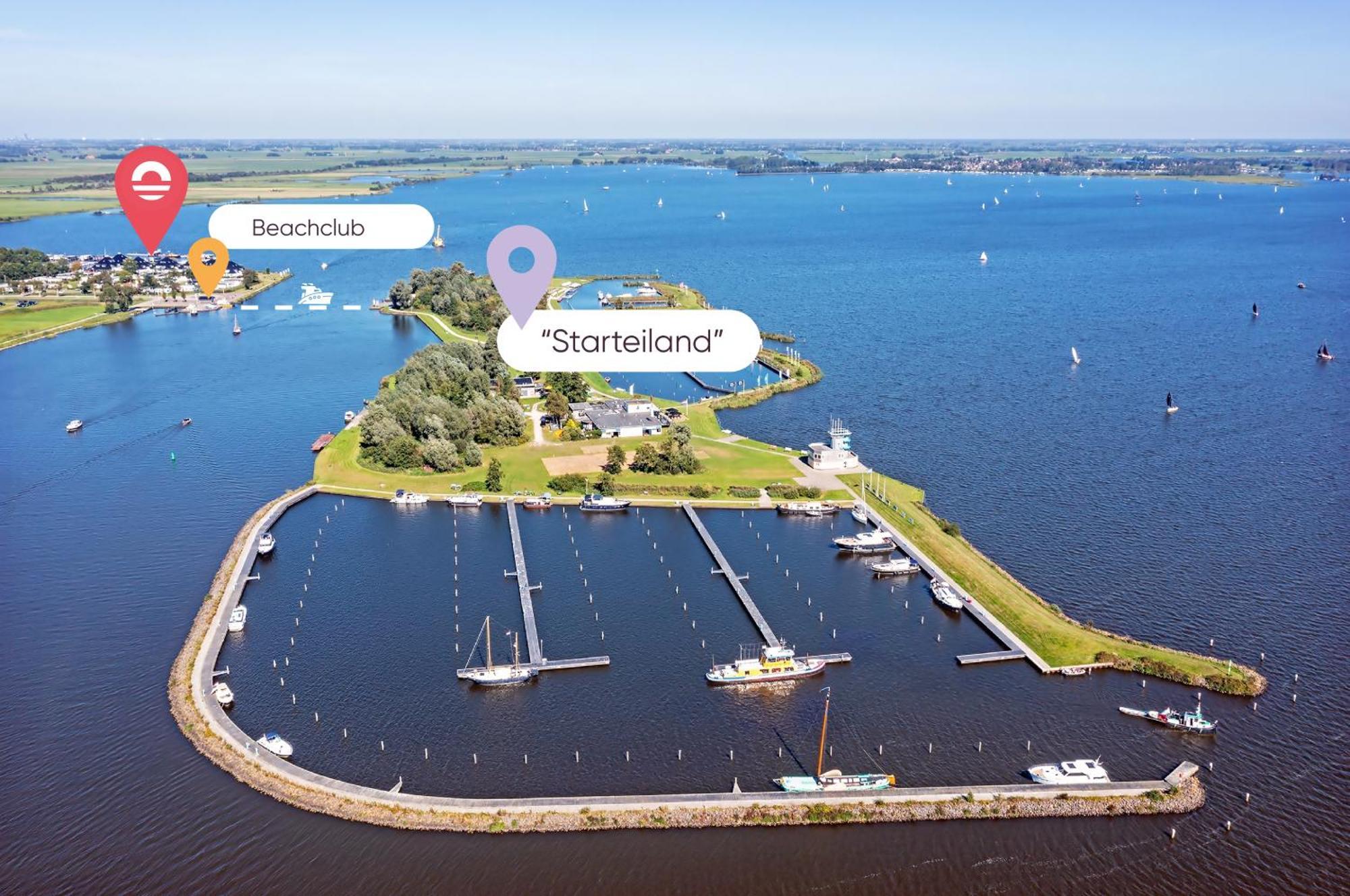 Welcome In - Houseboat 'Elysium' Met Eigen Aanlegsteiger Sneek - Offingawier Luaran gambar